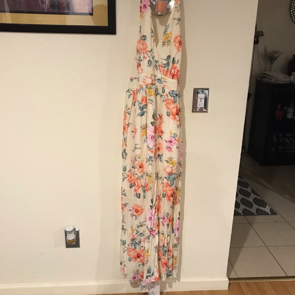 Maxi halter dress